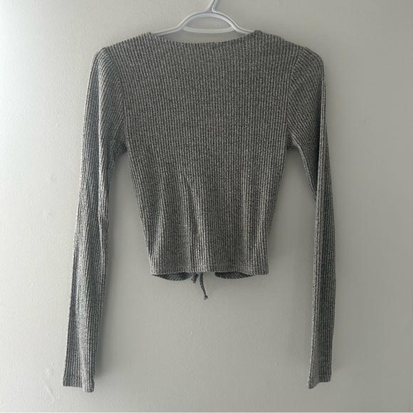 Garage Long Sleeve Tie Top XS - Picture 4 of 6